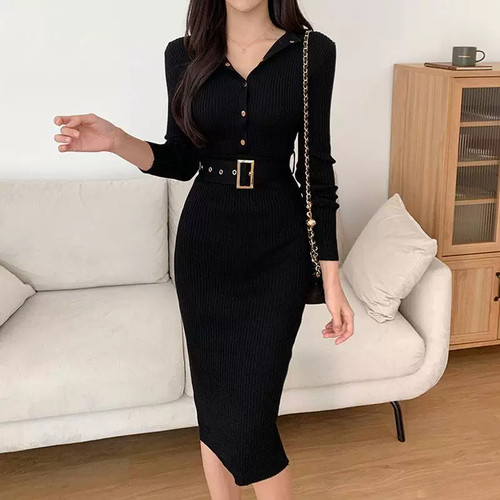 Femme tricoté robe - robe, tricot