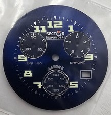 NOS Sector Expander ALUTCK 150 Chronographe Cadran 5215332075 Montre Vintage