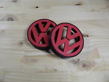 Cache coupelle custom VW - Golf MK4 - Rouge/Noir