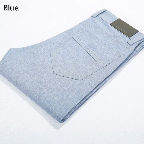 Pantalon homme lin - gris, chiné