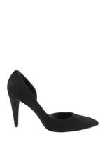 Talons en cuir noirs Michel Vivien 40