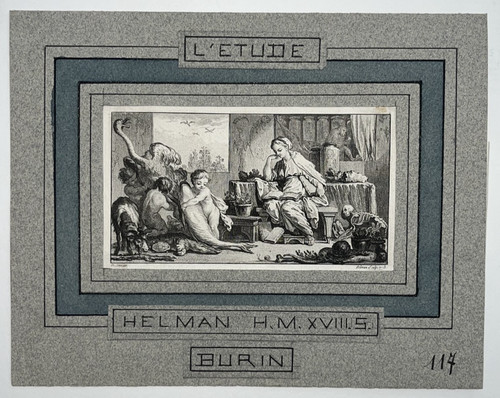 Etude gravure seve helman - seve,