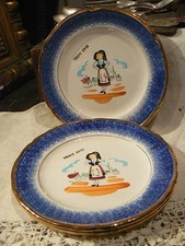 4 assiette faience strasbourg