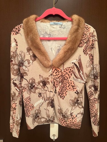 Cardigan fourrure vison - fourrure, de