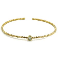 Bracelet flexible diamant - 1,