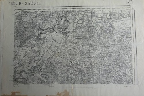 Carte etat major xixè - carte,