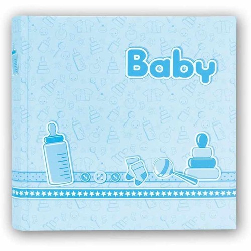 Album photo naissance bleu - -,