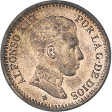 [#348213] Espagne, Alfonso XIII, 2 Centimos, 1905, Madrid, SPL, Cuivre, KM:722