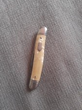 Knife Couteau Richards Sheffield Nacre 1950 2 Lames
