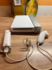 Nintendo Wii - RVL 001 - Bon état - avec manette + nunchuk et tous les cables -