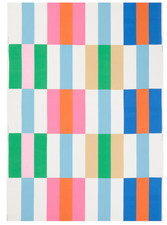 IKEA KLIBBKORSORT Tissu Prédécoupé Rayure Multicolore 118x59" (150x300 cm) NEUF