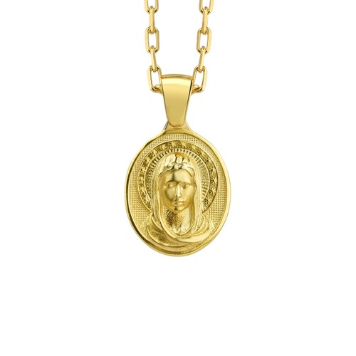 Collier vierge marie argent - marie,