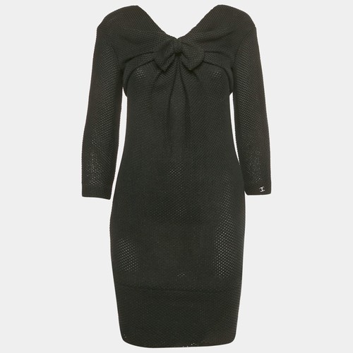 Mini robe chanel vintage noire - robe,