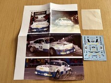 Stickers Autocollant 1:43 Porsche 911 Sc Promoservice Rallye Costa Brava 1983 L