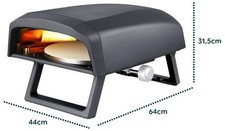 FOUR À PIZZA À GAZ REBER EPZ12 EPZ12 AVEC PLAQUE TOURNANTE 500