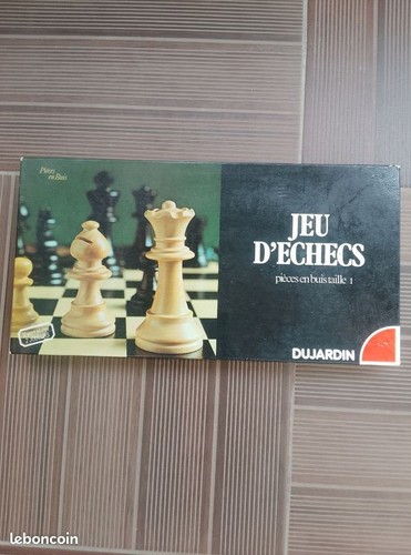 Jeu échec ancien dujardin - jeu, d'