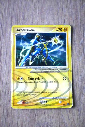Carte pokémon arceus - carte,