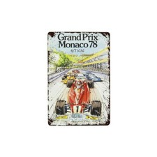 PLAQUE MÉTAL GRAND PRIX