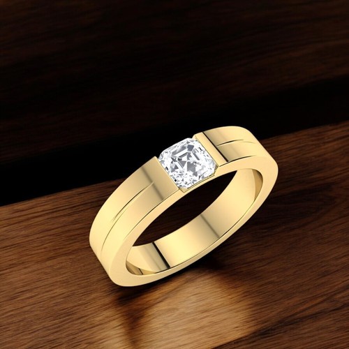 Bague pour hommes - en, jaune