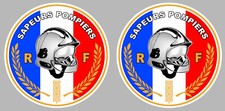 2 X SAPEURS POMPIERS BLASON