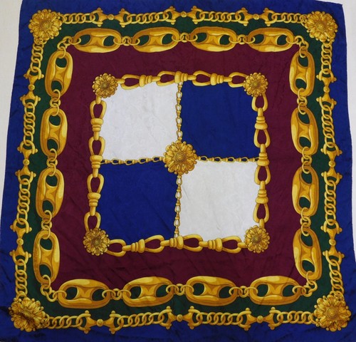 Foulard vintage soie - en, 100%