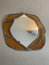 Miroir à l'étain et verres