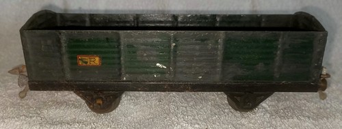 Wagon marchandises vert - wagon,