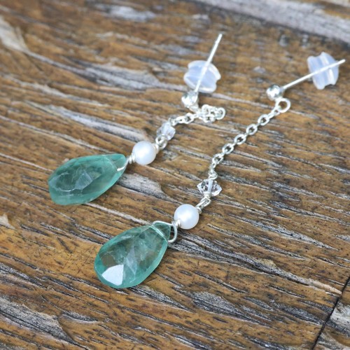 Boucles oreilles perle - d'oreilles, de