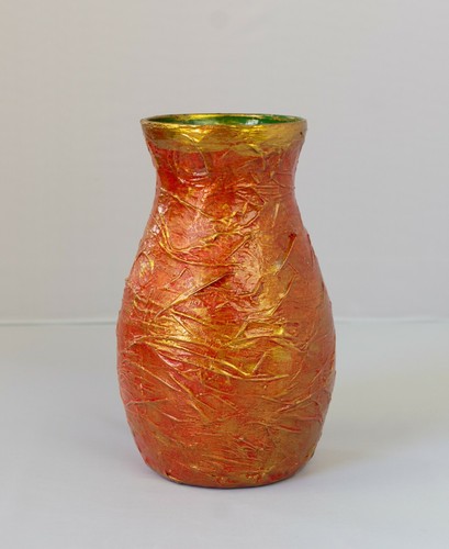 Handmade glass decorative vase - handmade,