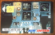 AIR INTER 1990 TELECARTE RÉF PHONECOTE D216a UT SCHEDA PHONECARD CARTE TARJETA