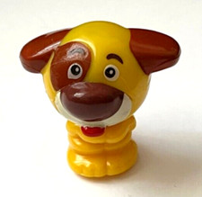 Figurine chien jaune plastique Culbuto H=3,1cm 2 disponibles