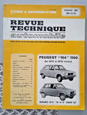 REVUE TECHNIQUE AUTOMOBILE RENAULT 6 TYPE R 1180