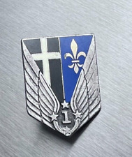 ORIGINAL MILITAIRE INSIGNE 1° REGIMENT D'HELICOPTERES DE COMBAT / DRAGO TBE