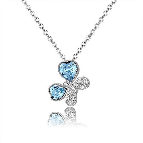 Collier pendentif papillon - collier,