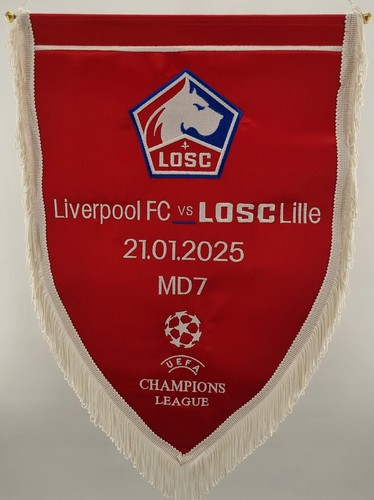 Fanion brodé losc lille - brodÉ, v
