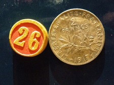 lot N° 26 piece 2 francs