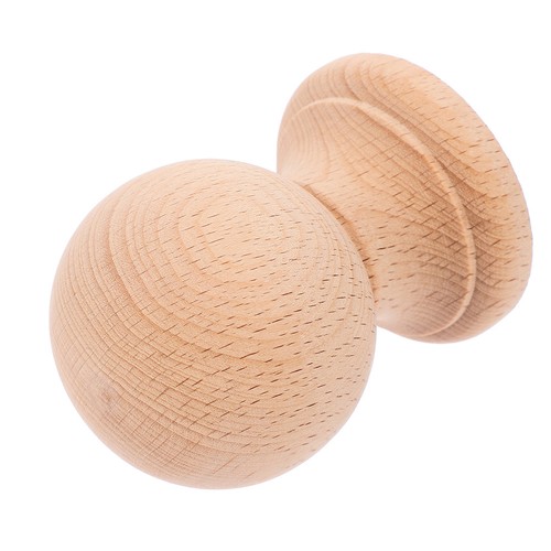 Fleuron rond bois dur - en,