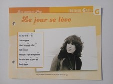 CARTE FICHE - ESTHER GALIL  Le