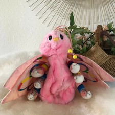 7⚜️Ancienne Peluche Chenille Papillon Lots a lots a Leggggggs 1984 Vintage 32 Cm