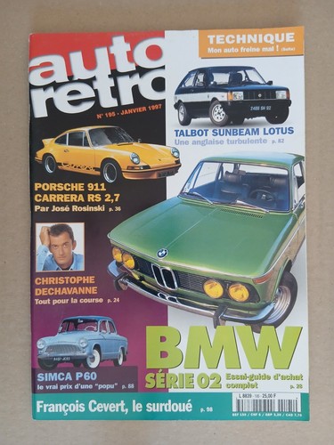 Auto retro 195 1997 bmw - n°195, 1/1997