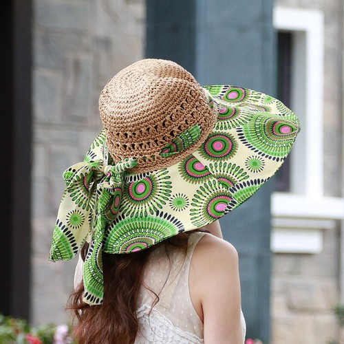Femme large bord seau - femme, chapeau