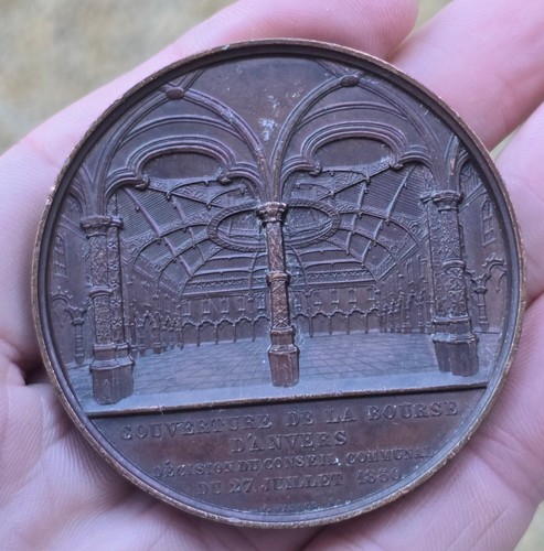 Belgique rare médaille - belgique,