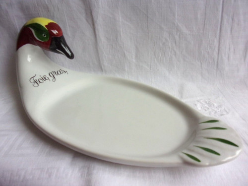 Plat foie gras - gras, tête