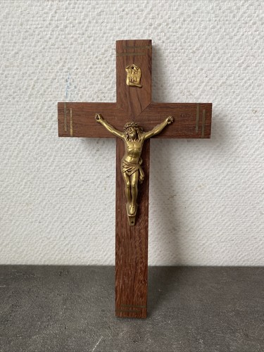 Ancien crucifix religieux - crucifix,