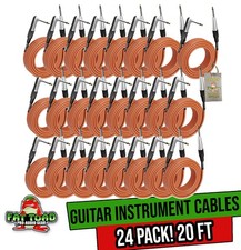 24 PACK- Guitar Cables 20FT |
