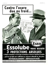 Publicité ancienne huile