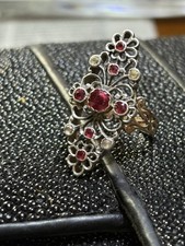 Bague XIXème Marquise En Or