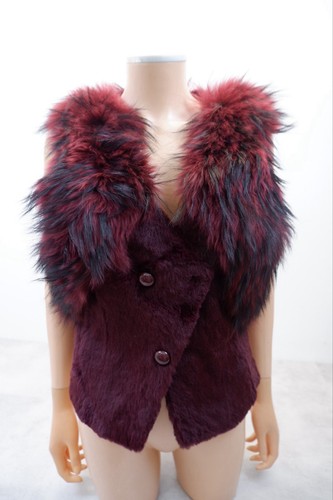 Sentini womens fur gilet - womens,
