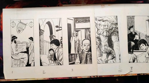 Lot planches originales - lot, 4