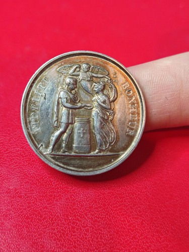 Médaille mariage français - médaille, de